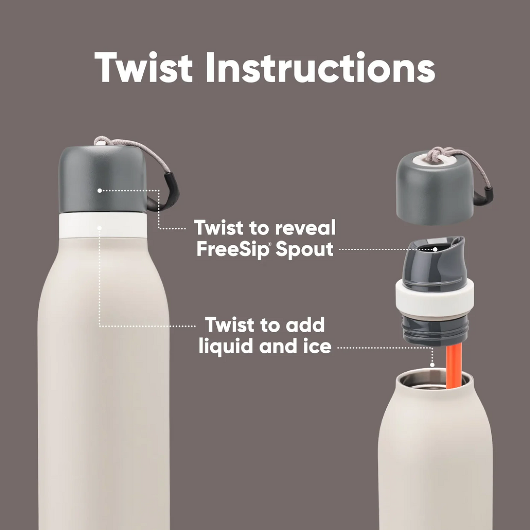 Owala Insulated FreeSip Twist Drink Bottle - 710ml - Green House