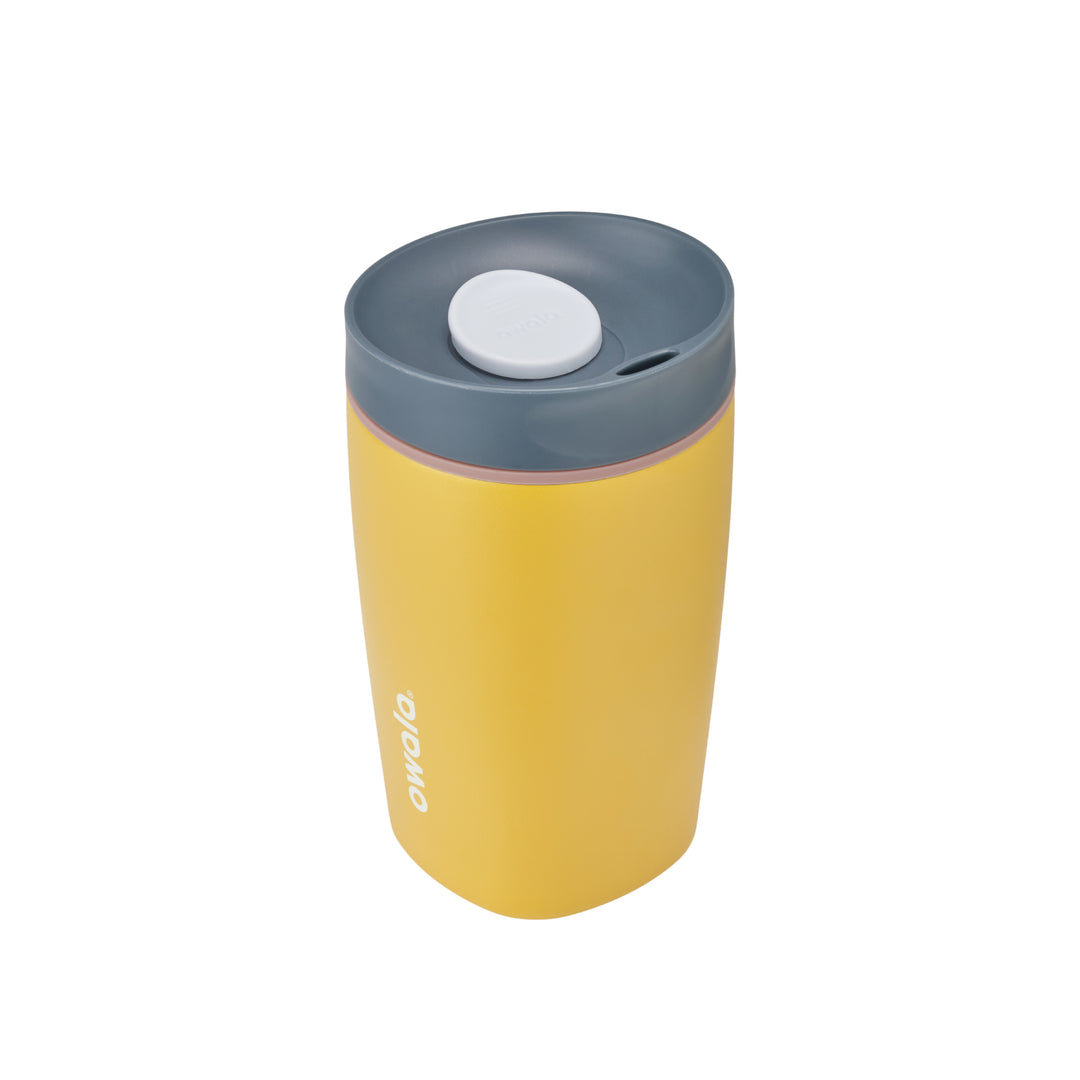 Owala Insulated SmoothSip Slider Travel Cup - 355ml - Golden Quest
