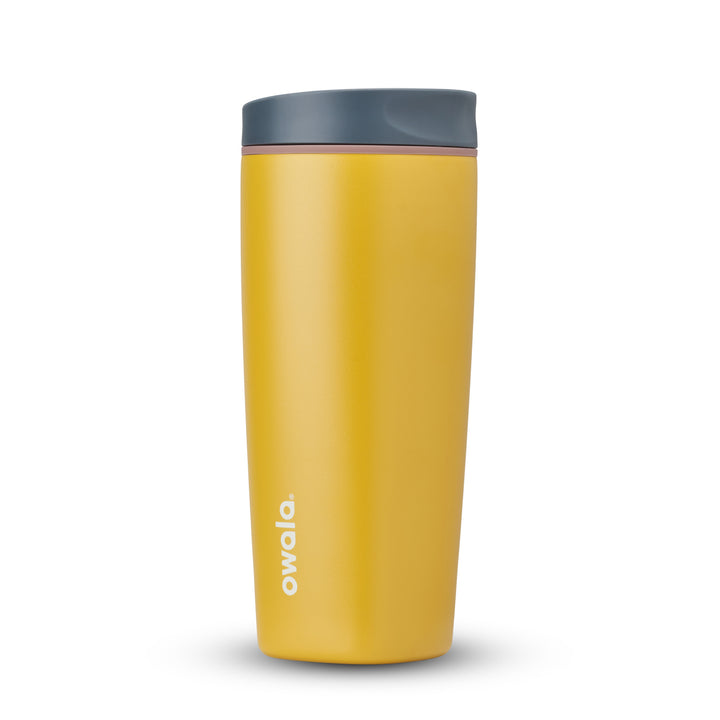 Owala Insulated SmoothSip Slider Travel Cup - 590ml - Golden Quest