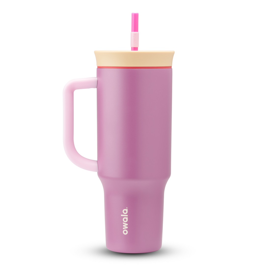 Owala Insulated Stainless Steel Tumbler - 1.185L - Smell the Roses