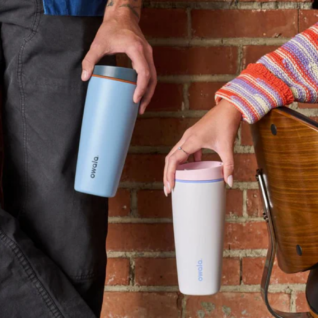 Owala Insulated SmoothSip Slider Travel Cup - 590ml - Very, Very Dark