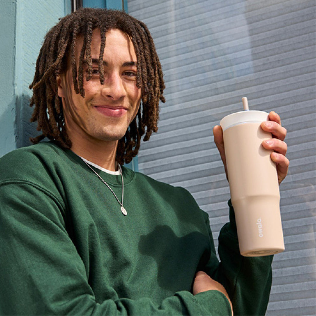 Owala Insulated Stainless Steel Tumbler - 710ml - Dune Drifter