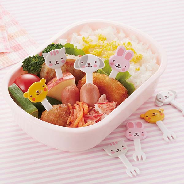 Bunny & Buddies Food Pick Forks