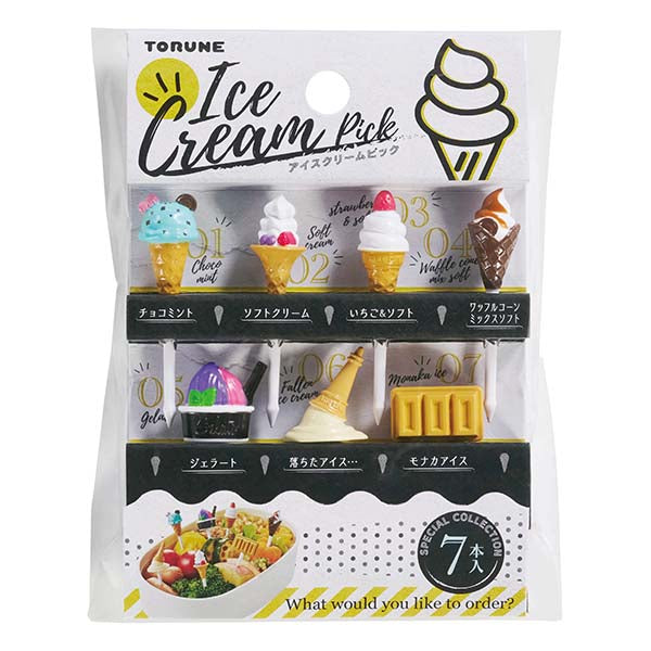 Ice Cream Cone Food Picks
