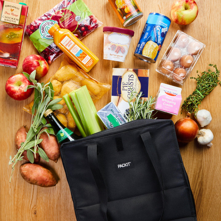 PackIt Freezable Grocery Bag - Black