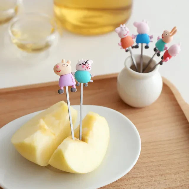 Mini Food Pick Forks - Peppa Pig