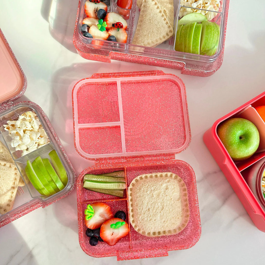 Mum Made Yum MINI Snack Bento Lunch Box - Sparkle Pink