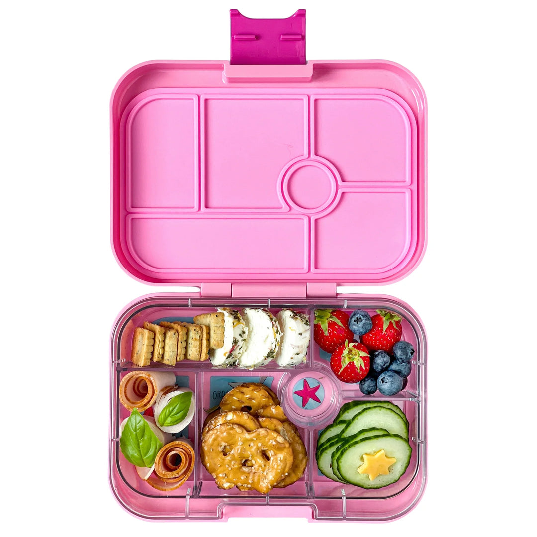 Yumbox Original 6 Lunch Box - Power Pink - Mermaid