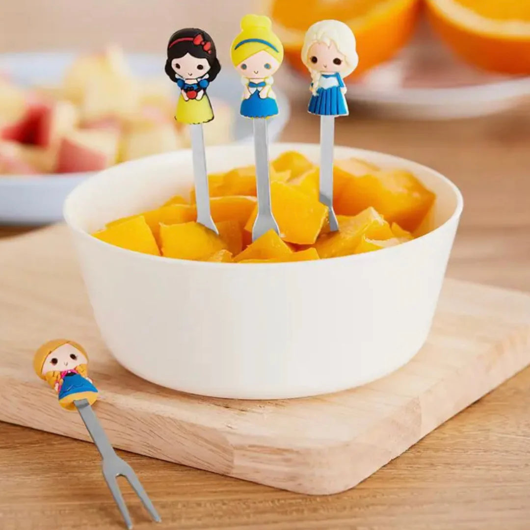 Mini Food Pick Forks - Princess