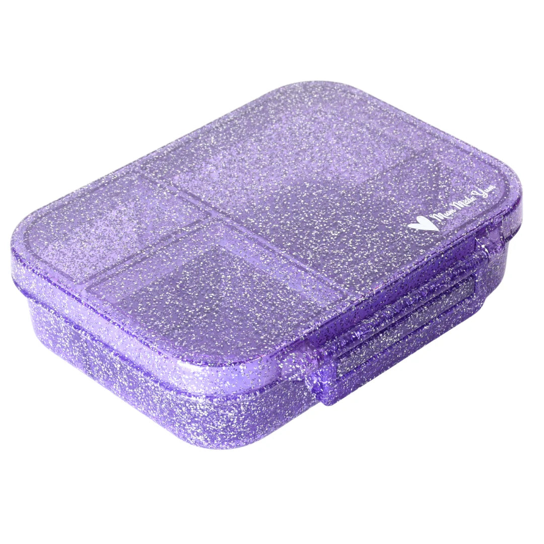 Mum Made Yum MINI Snack Bento Lunch Box - Sparkle Purple