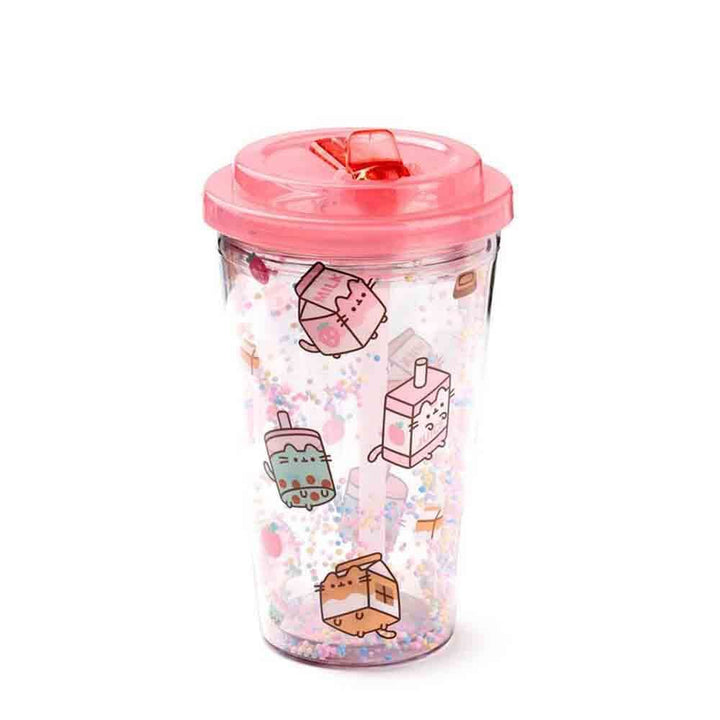 Pusheen Double Walled Cup & Straw - Sips