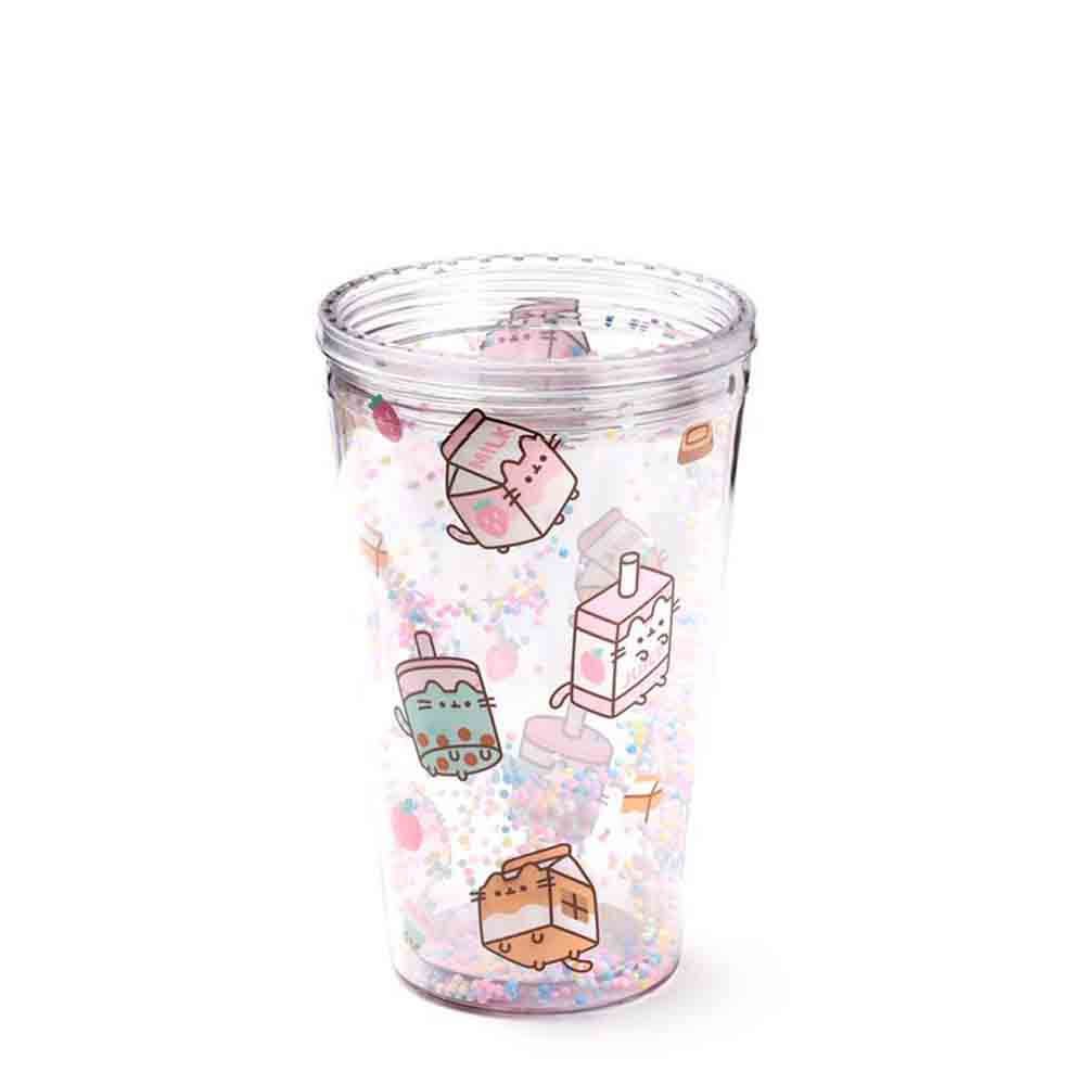 Pusheen Double Walled Cup & Straw - Sips