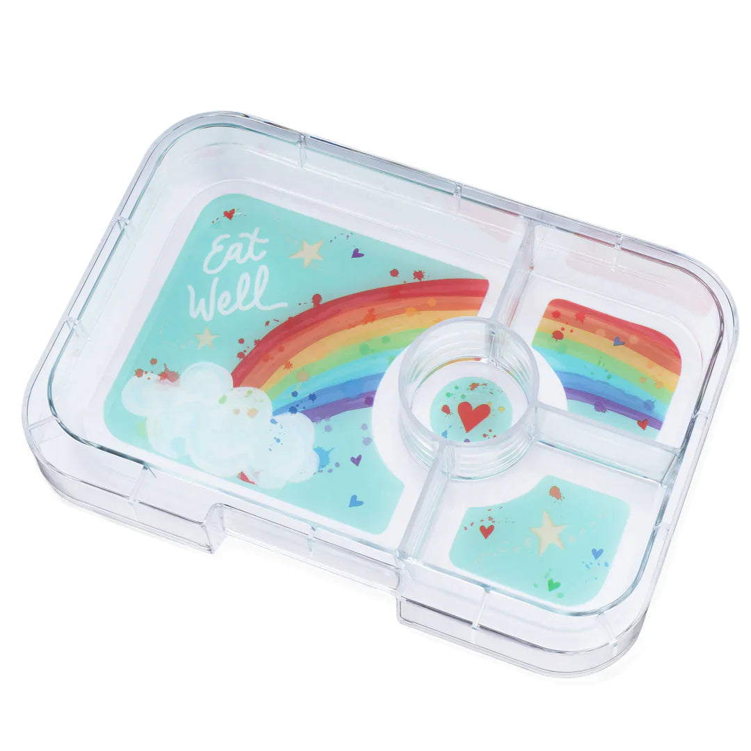 Yumbox Tapas Lunch Box 4 - Seville Purple - Rainbow