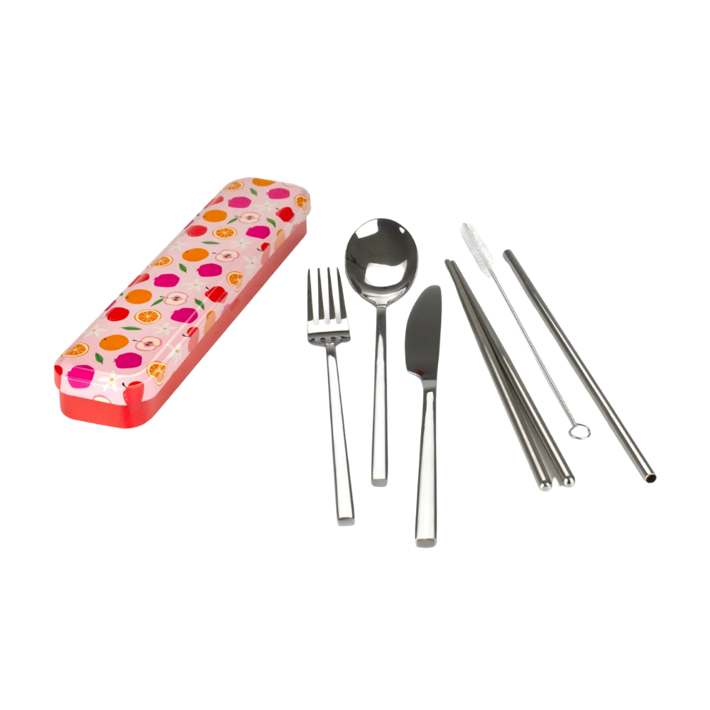 Retrokitchen Carry Your Cutlery - Apple Blossom