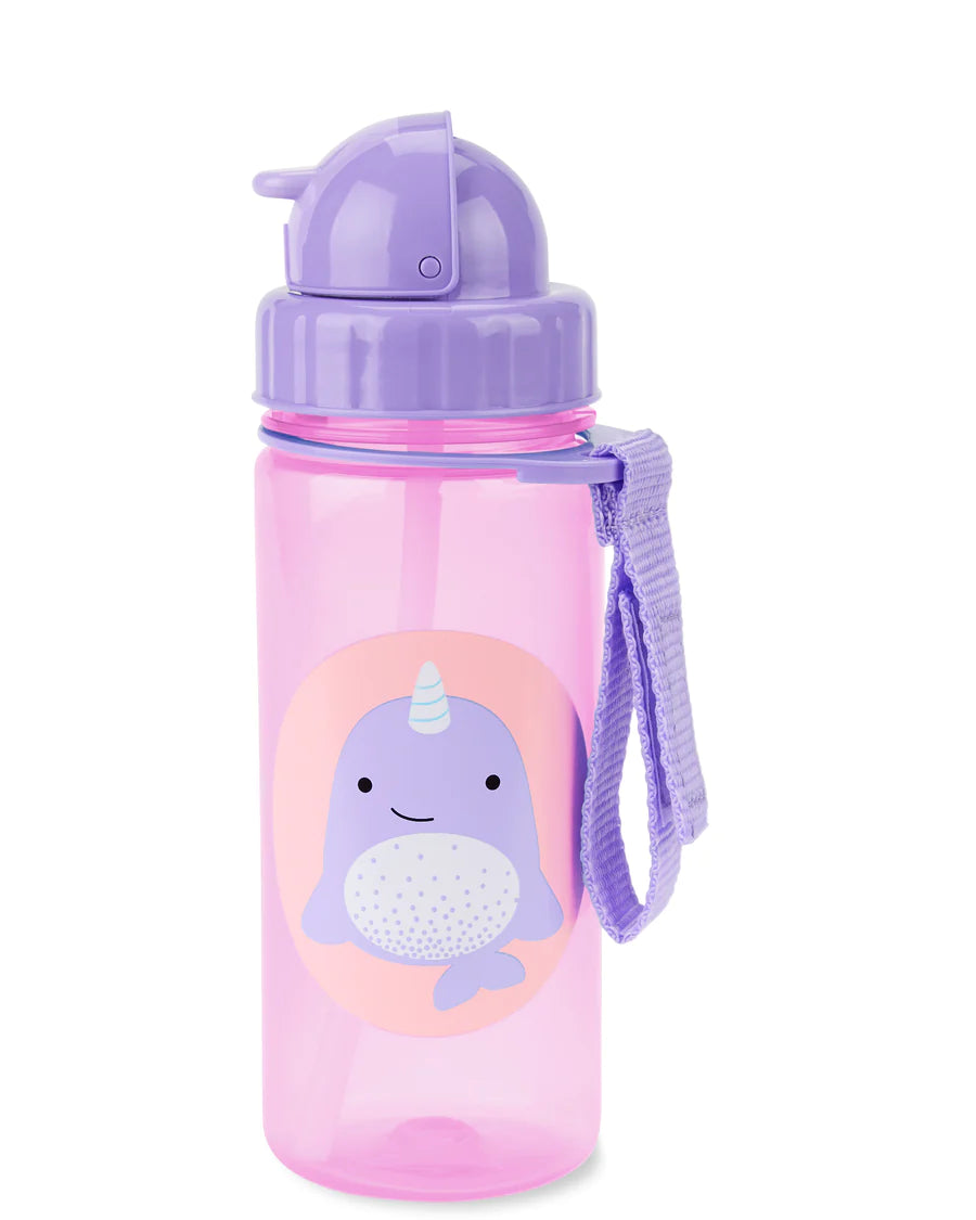Skip Hop Drink Bottle with Straw - Narwhal
