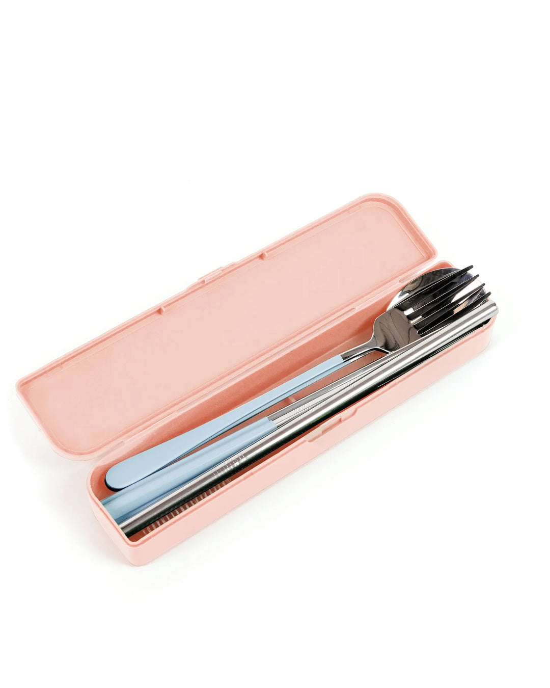 The Somewhere Co. Cutlery Kit - Silver/Powder Blue