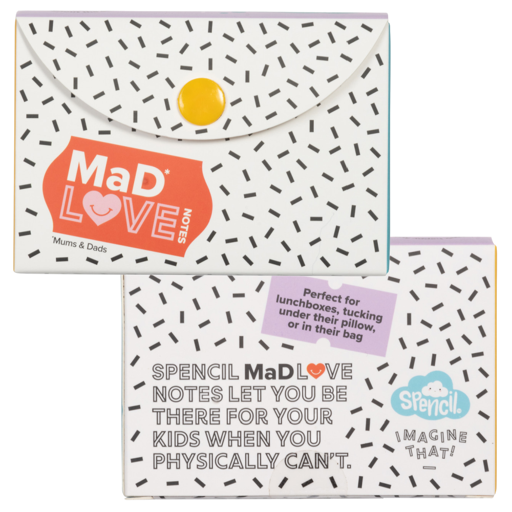 Spencil MaD Love Lunch Box Notes