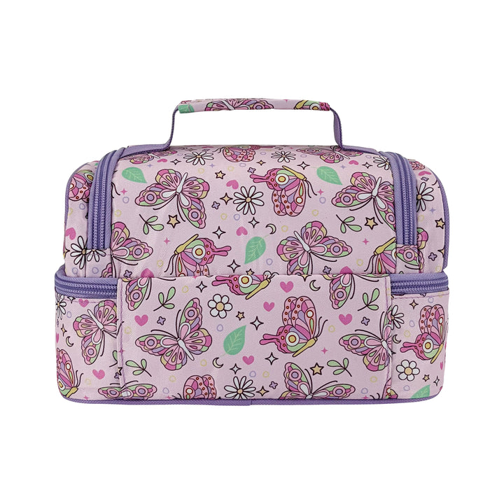 Sachi Double Decker Insulated Lunch Bag - Butterfly Bliss