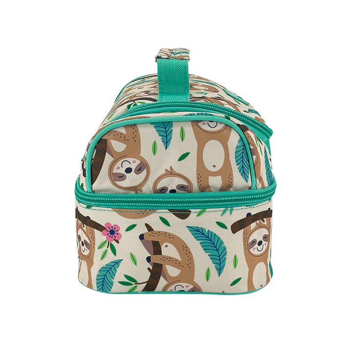 Sachi Double Decker Insulated Lunch Bag - Sleepy Sloths