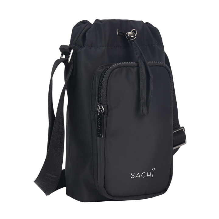 Sachi Crossbody LITE Insulated Bottle Bag - Black