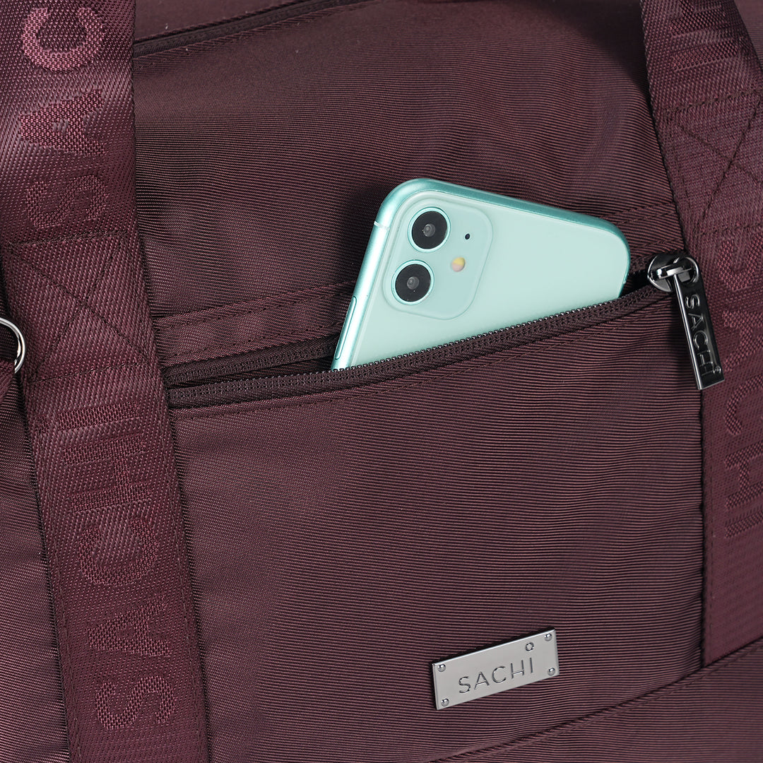Sachi Versa Insulated Adjustable Cooler Bag - Bordeaux