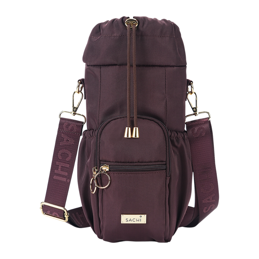 Sachi Crossbody Insulated Bottle Bag - Bordeaux