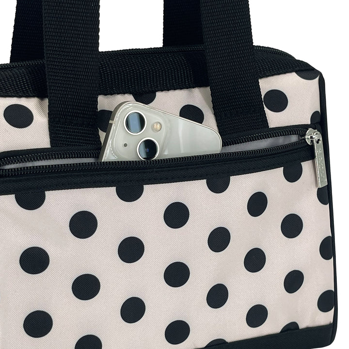 Sachi Insulated Lunch Tote - Polka Dots