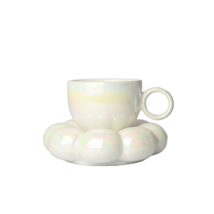 Sage & Cooper Lottie Mug & Saucer - Pearl