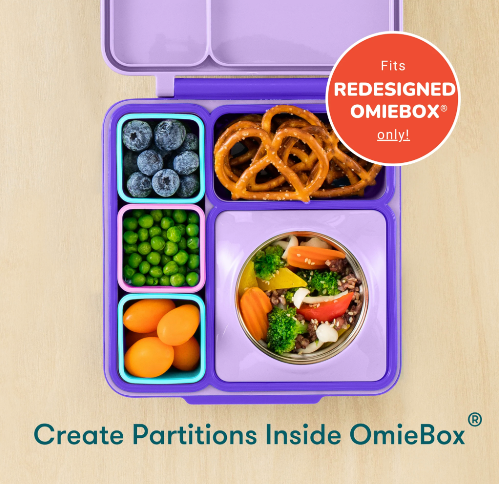 OmieDIP Silicone Dip Containers - Pastel Pink & Purple