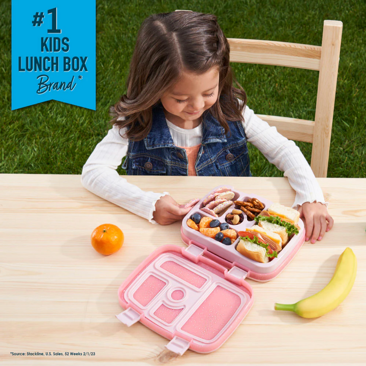 Bentgo Kids Lunch Box - Glitter - Petal Pink