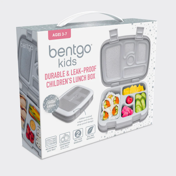 Bentgo Kids Lunch Box - Glitter - Silver