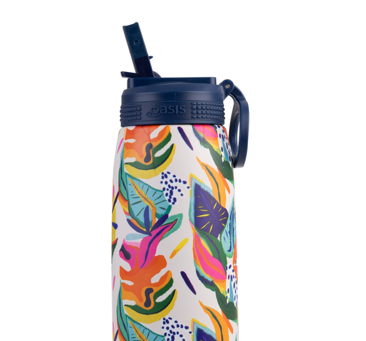Oasis Insulated Sports Bottle with Sipper 780ml - Calypso Dreams