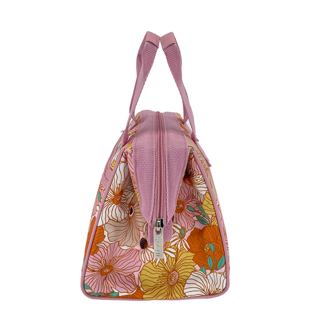 Sachi Triangular Insulated Lunch Bag - Retro Floral