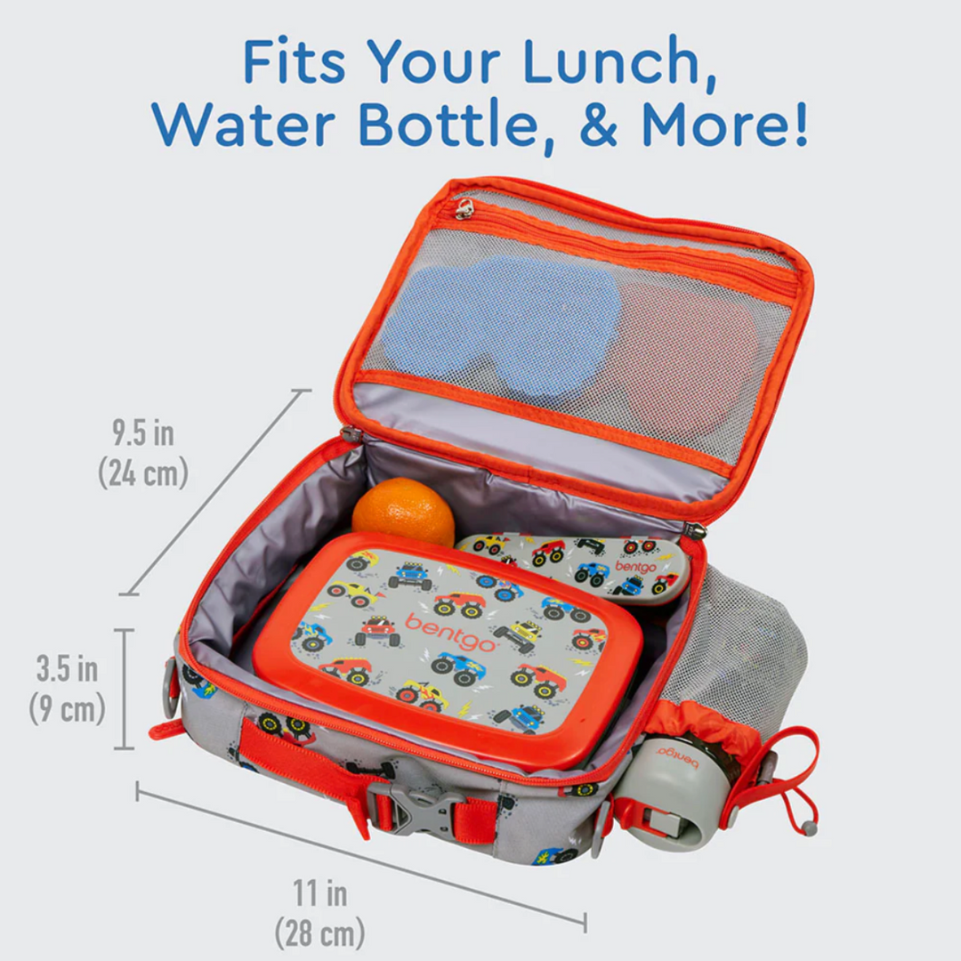 Bentgo Kids Print Lunch Bag - Trucks