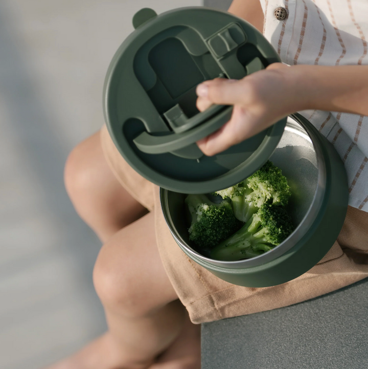 Citron Large Insulated Food Jar - Green