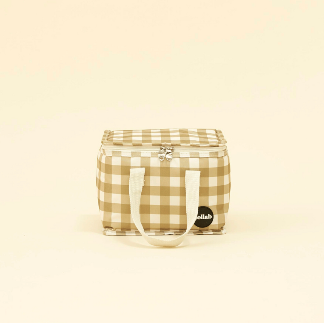 Kollab Insulated Lunch Bag - Olive Check