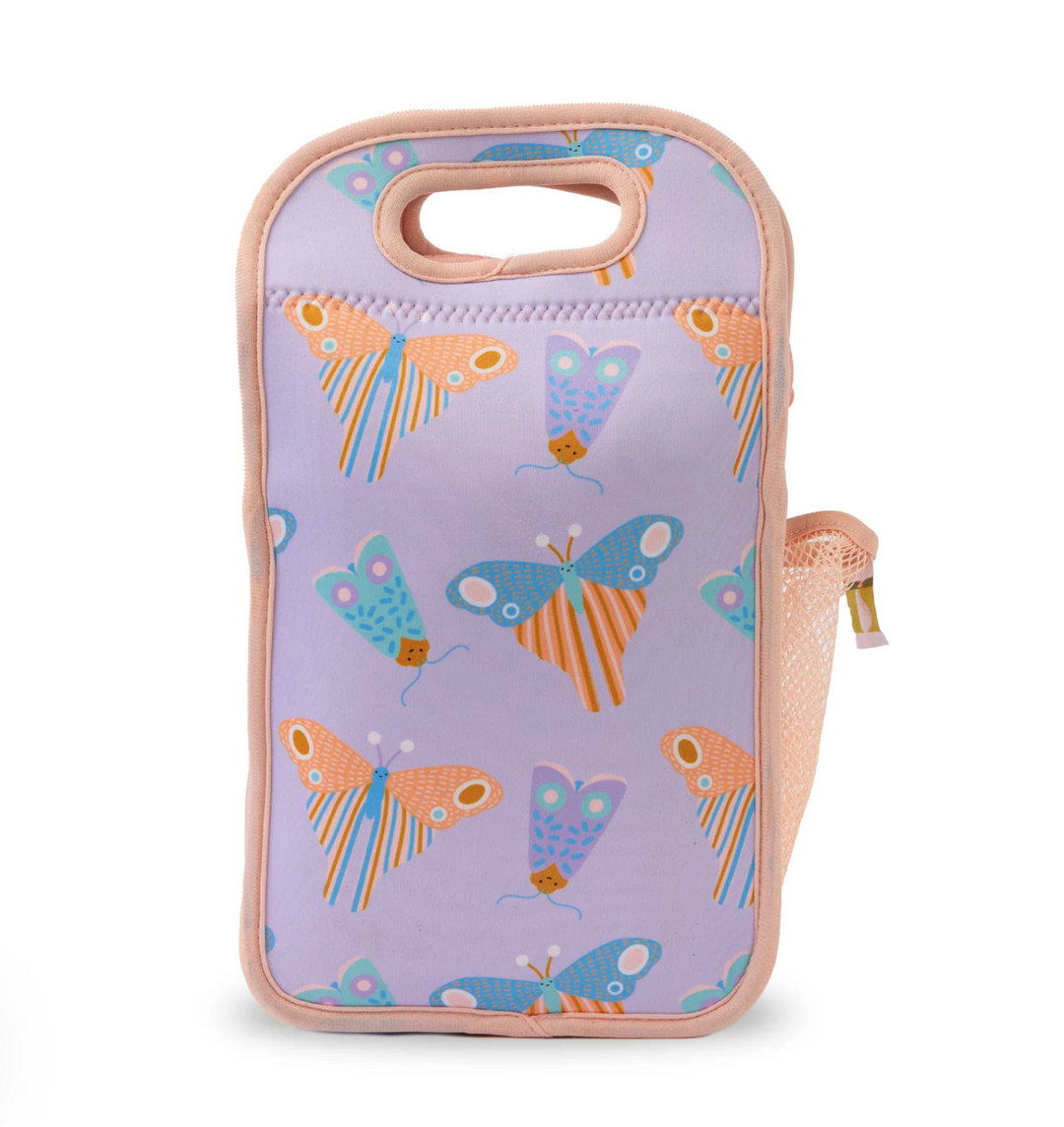 Nudie Rudie Lunch Box Neoprene Lunch Bag - Butterfly Dreams