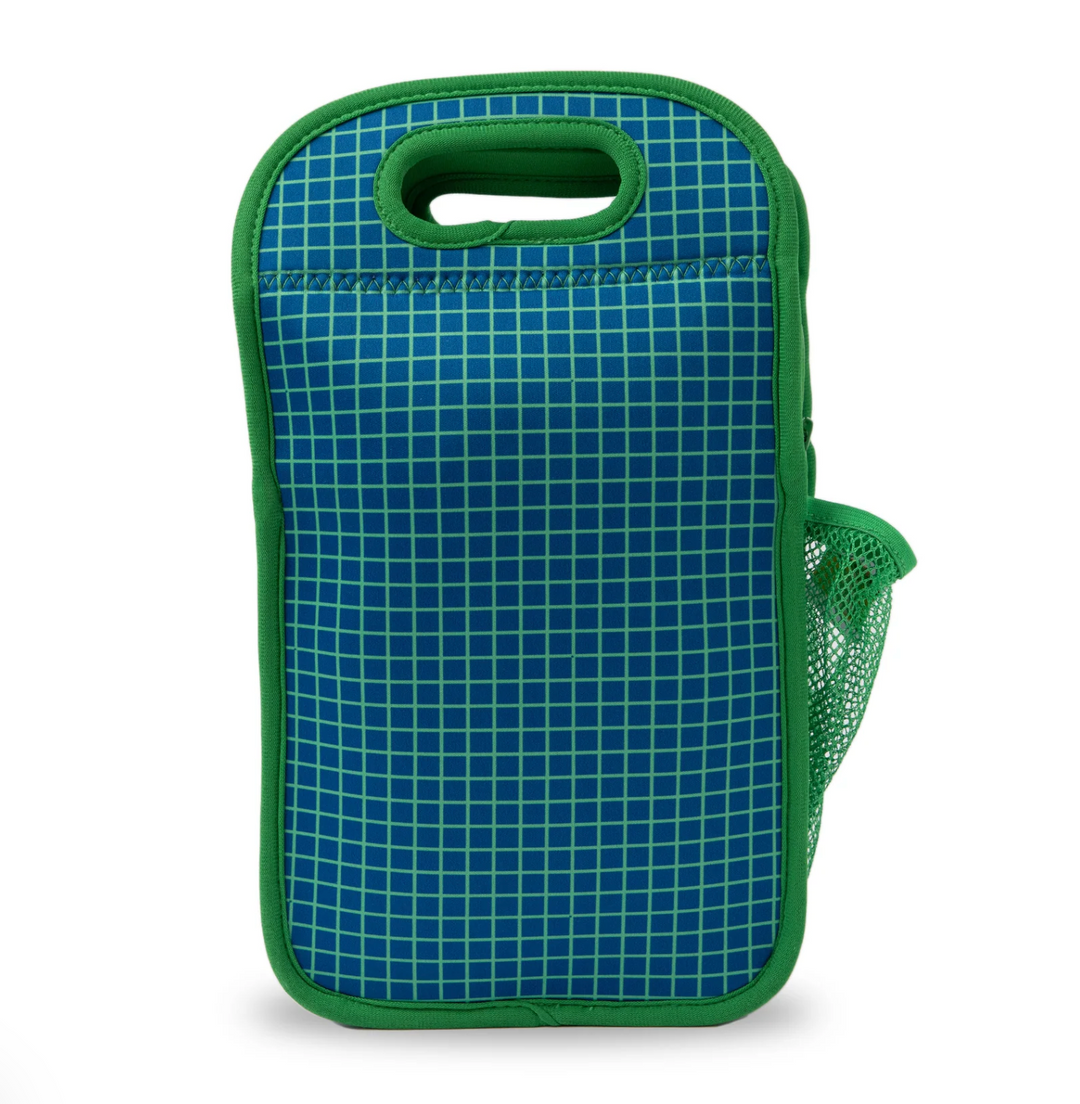 Nudie Rudie Lunch Box Neoprene Lunch Bag - Graph It Green