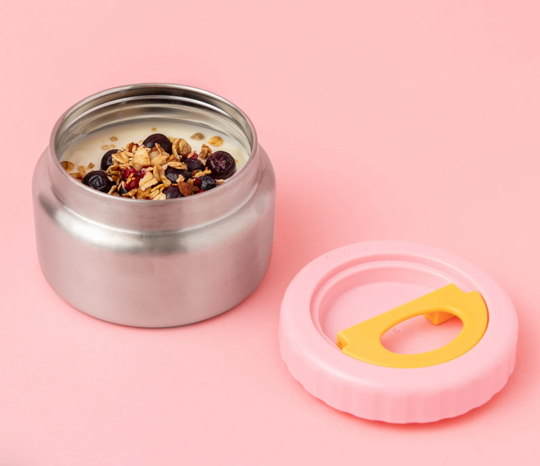 Nudie Rudie Insulated Mini Food Jar - Pink