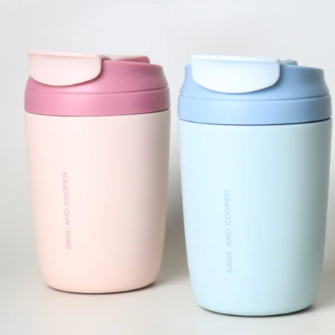 Sage & Cooper Olive Reusable Cup - Blush/Rose