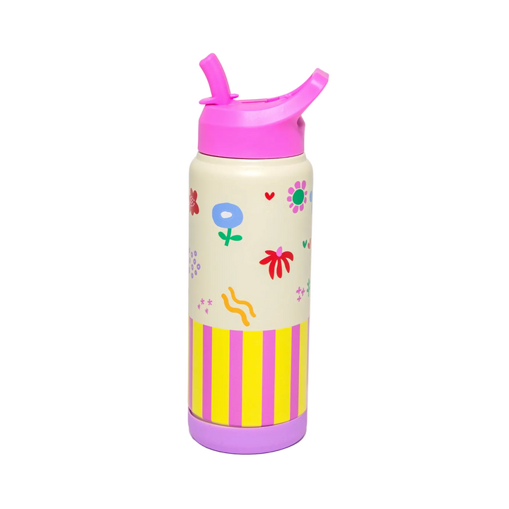 The Zero Waste People Insulated Midi Bottle - Posy