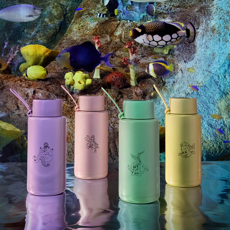 Frank Green Insulated Drink Bottle 1L Disney - Flounder
