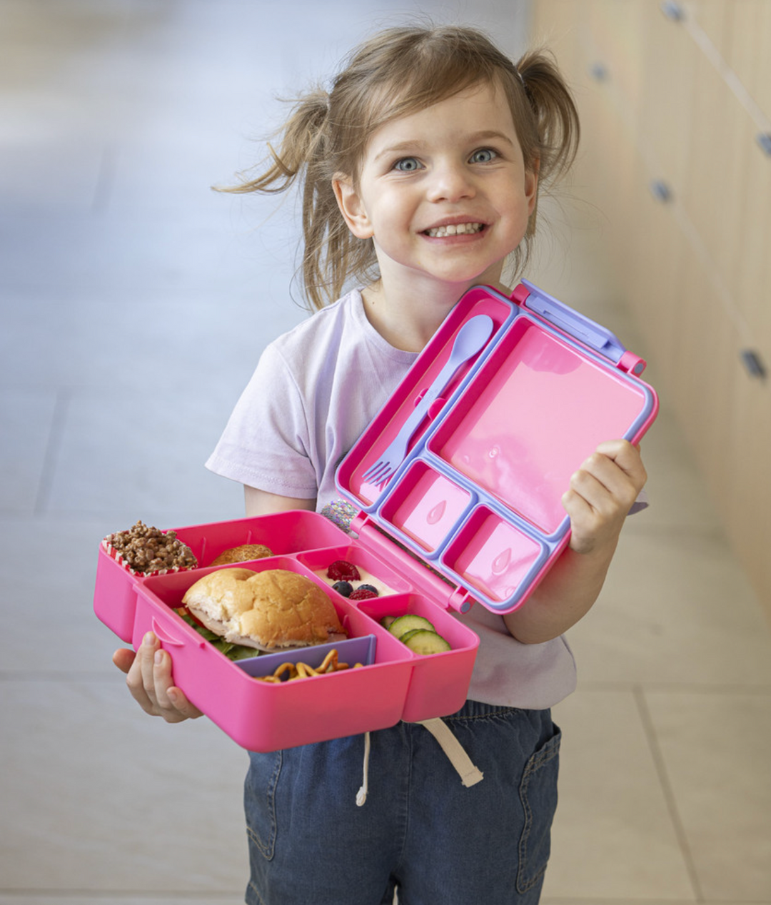 Spencil All-in Lunch & Snack Bundle - Fuchsia