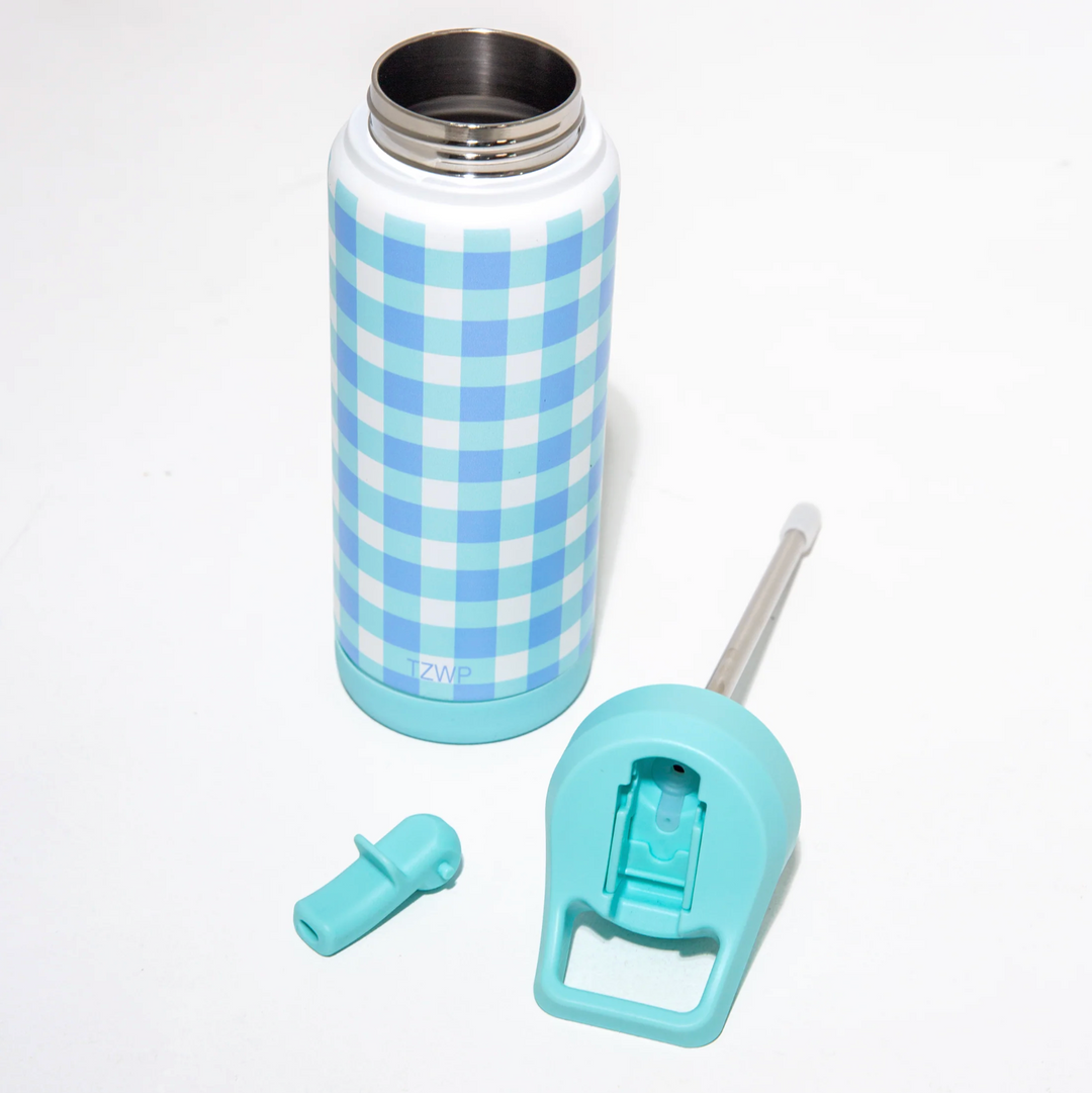 The Zero Waste People Insulated Midi Bottle - Blu