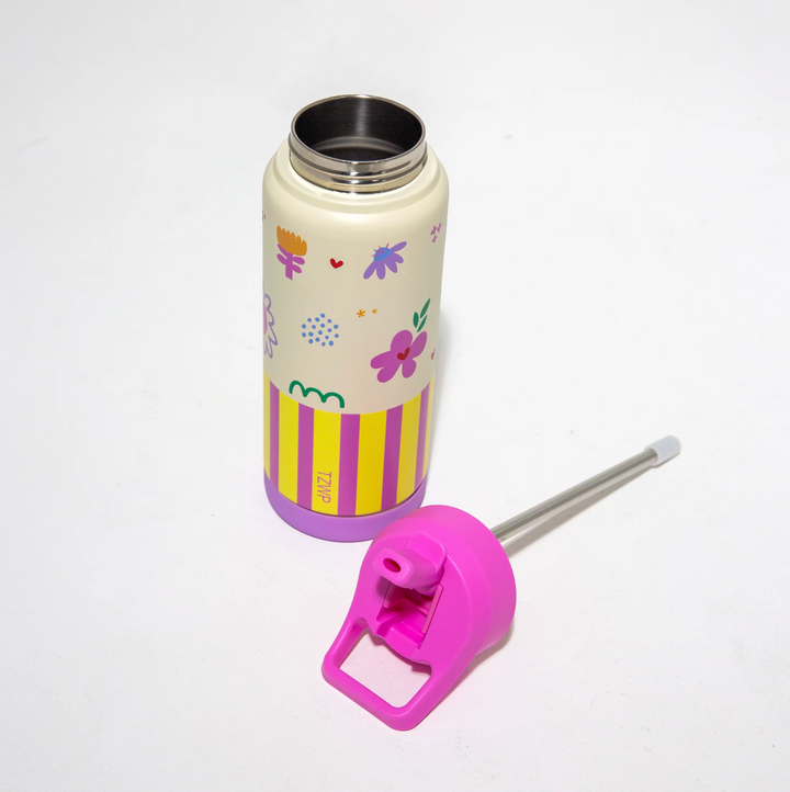 The Zero Waste People Insulated Midi Bottle - Posy