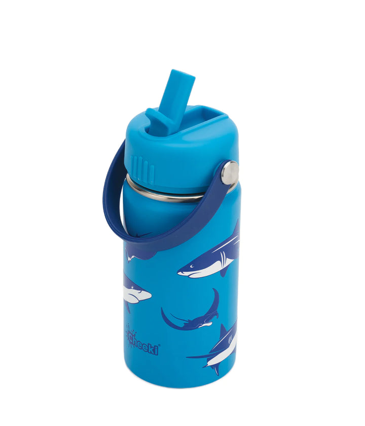 Cheeki 400ml Insulated Adventure Bottle - Sharks