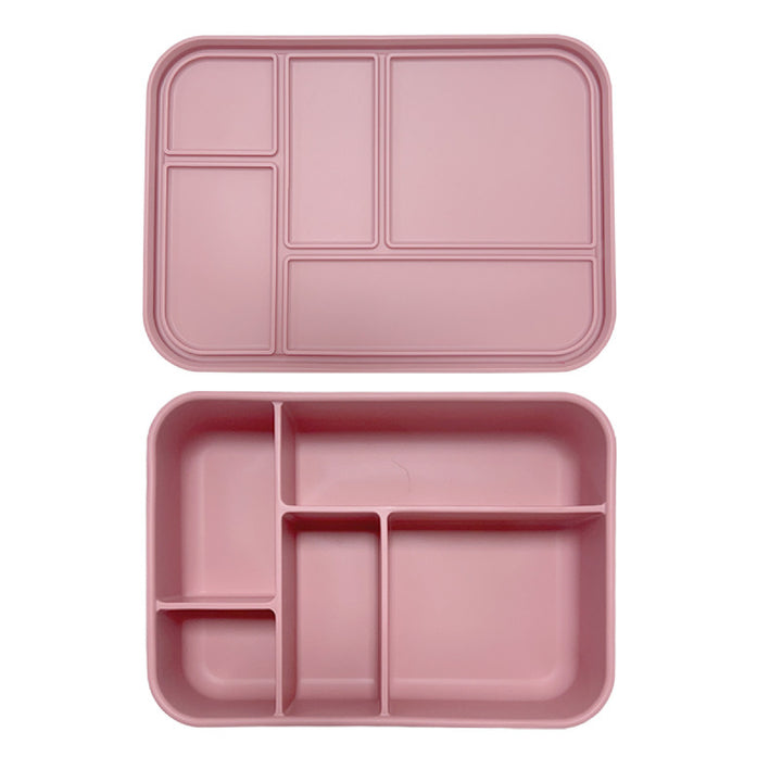 Silicone Bento Lunch Box - Big Rectangle - Clay