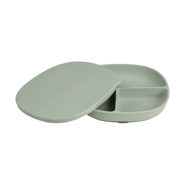 b.box Silicone Plate & Lid - Sage