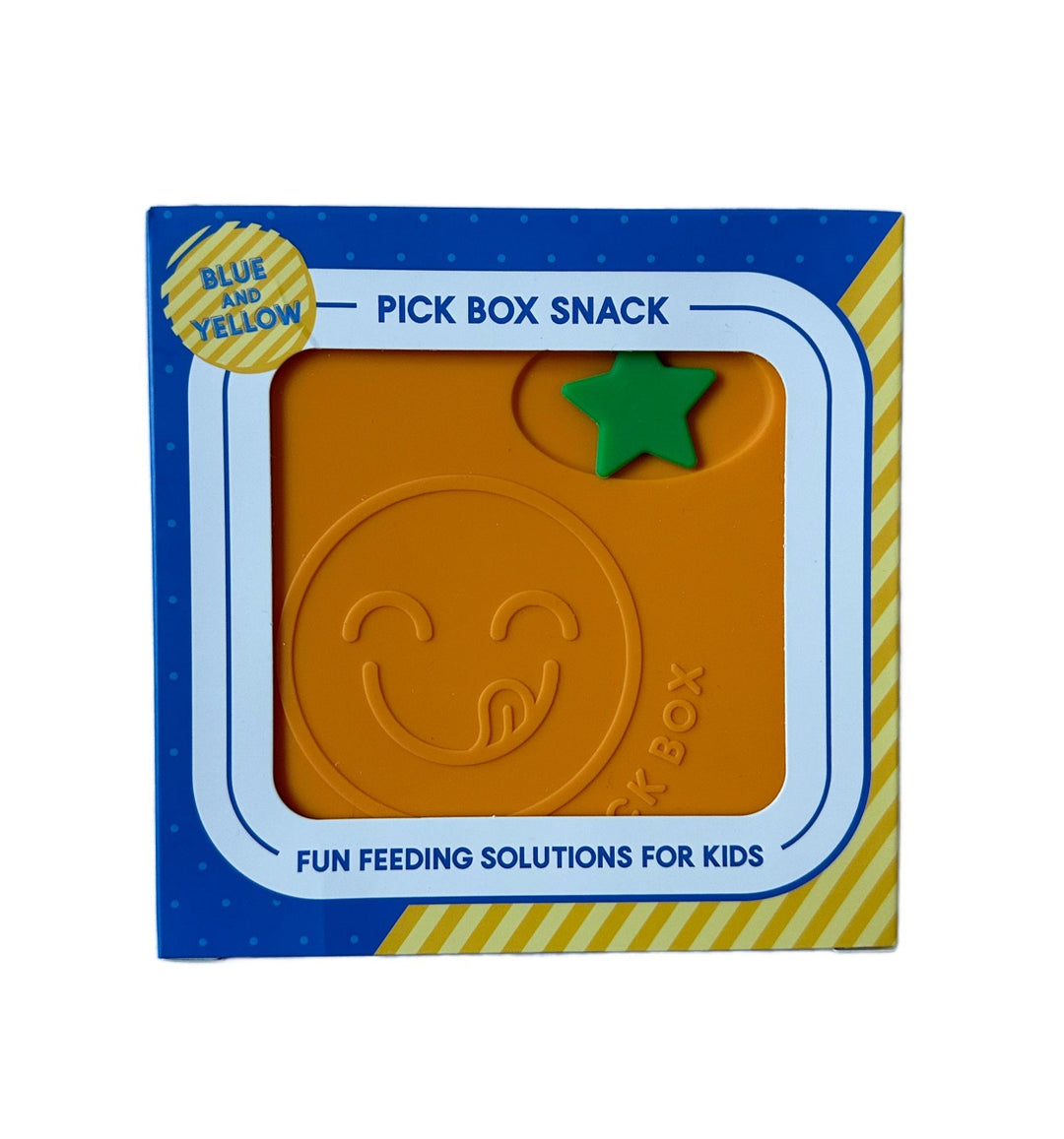 Pick Plates Silicone Snack Box - Blue