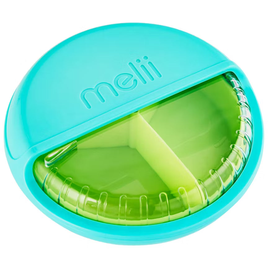 Melii Luxe Spin Snack Container - Turquoise